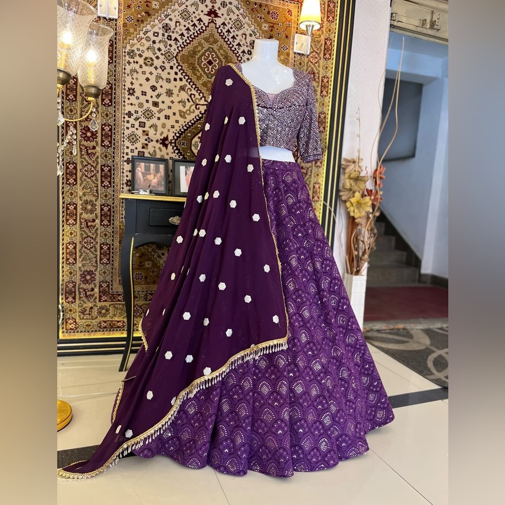 Heavy designer lehenga set